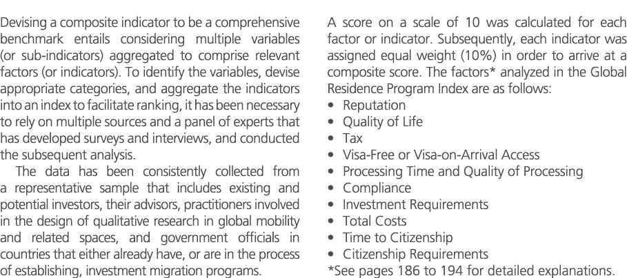 Devising a composite indicator to be a comprehensive benchmark entails considering multiple variables (or sub indicat...
