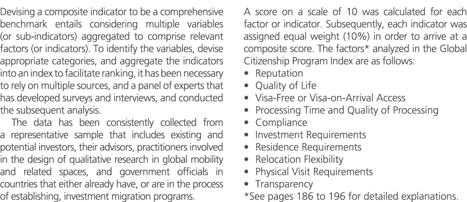 Devising a composite indicator to be a comprehensive benchmark entails considering multiple variables (or sub indicat...
