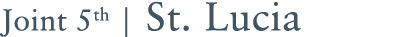 Joint 5th | St. Lucia