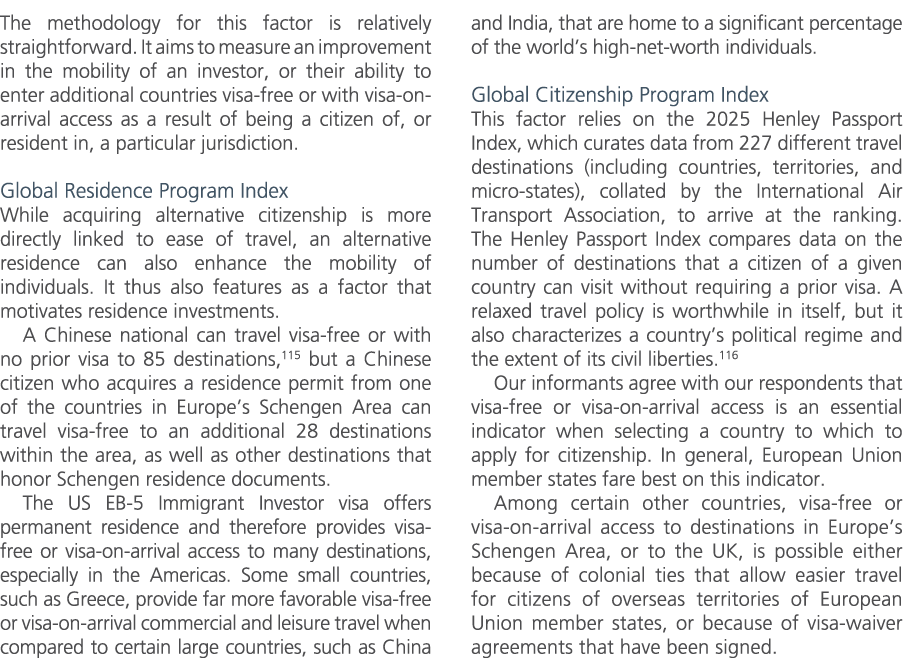 The methodology for this factor is relatively straightforward. It aims to measure an improvement in the mobility of a...